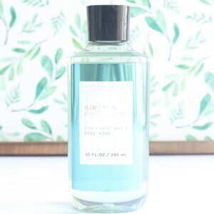 BBW | Birch & Eucalyptus 3 in 1 Hair Face & Body Wash Men’s Shampoo NWT | 10 oz